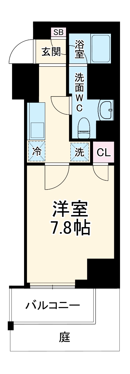 LEXE 横濱関内の間取り