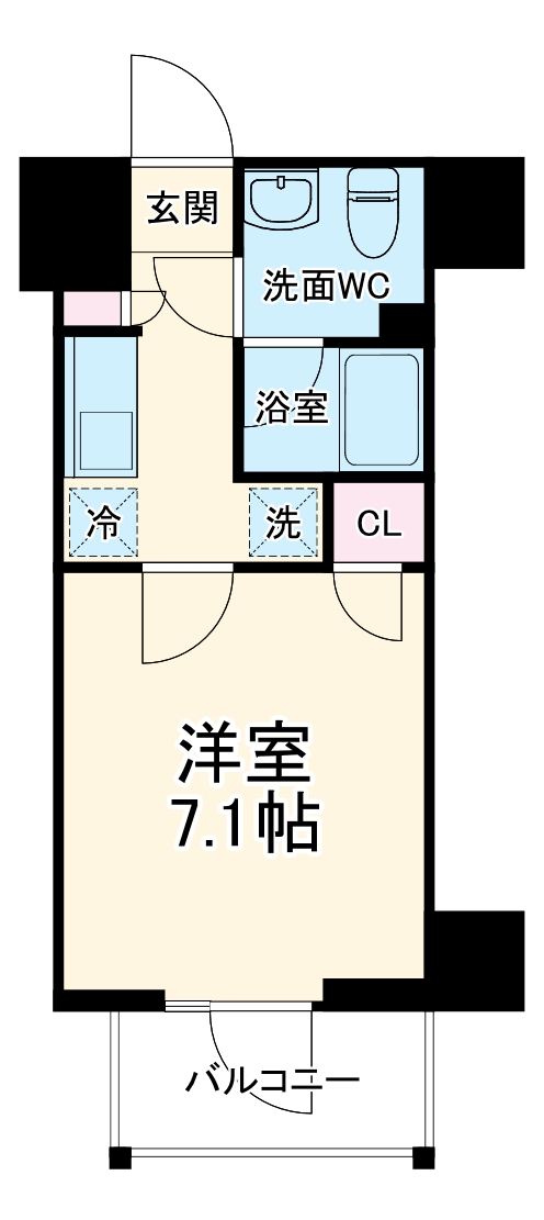 LEXE 横濱関内の間取り