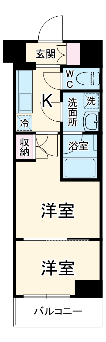 ブライズ鷺沼の間取り