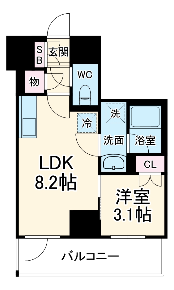 LEXE 横濱関内の間取り