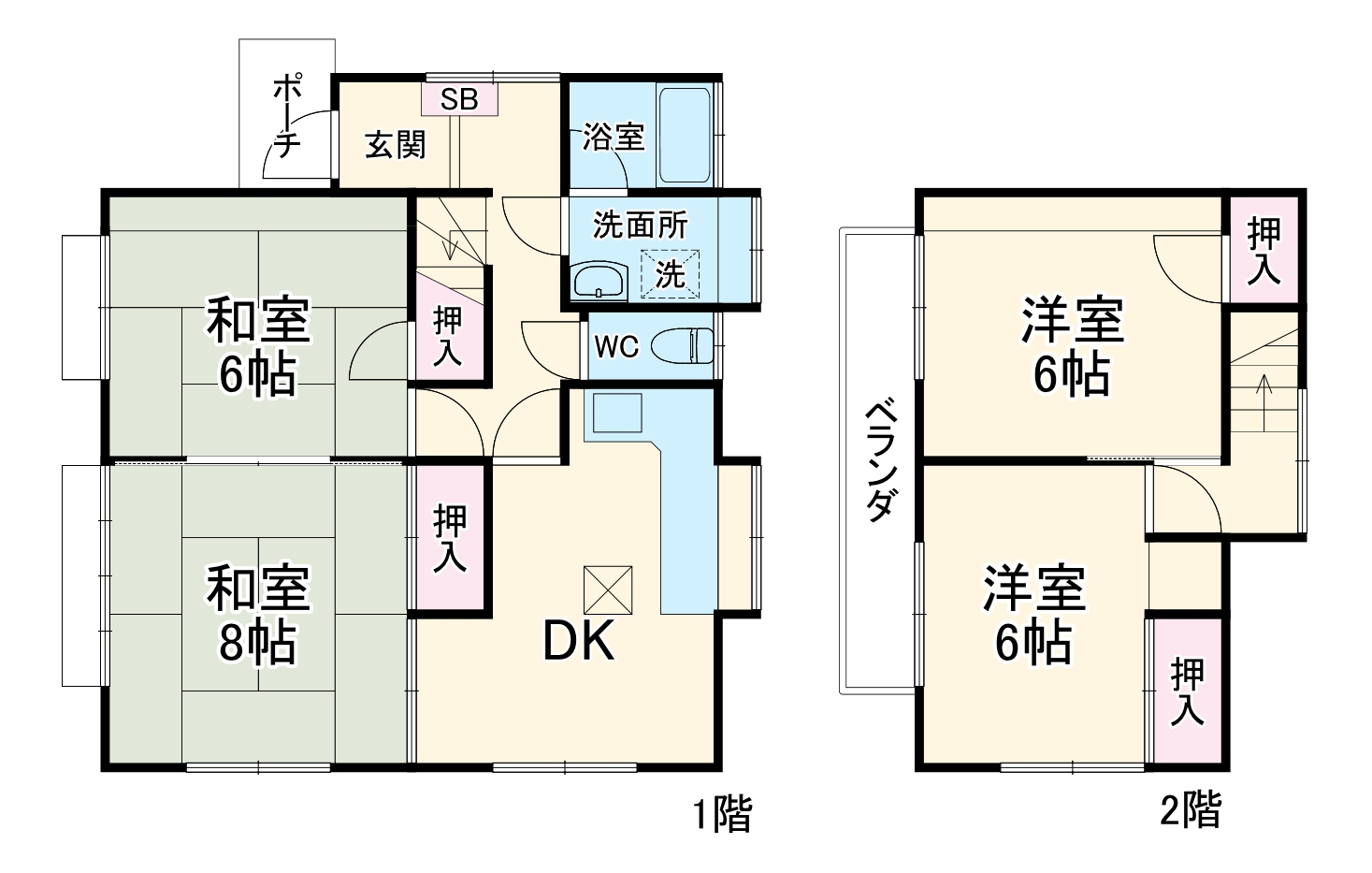 ドリームハウスの間取り