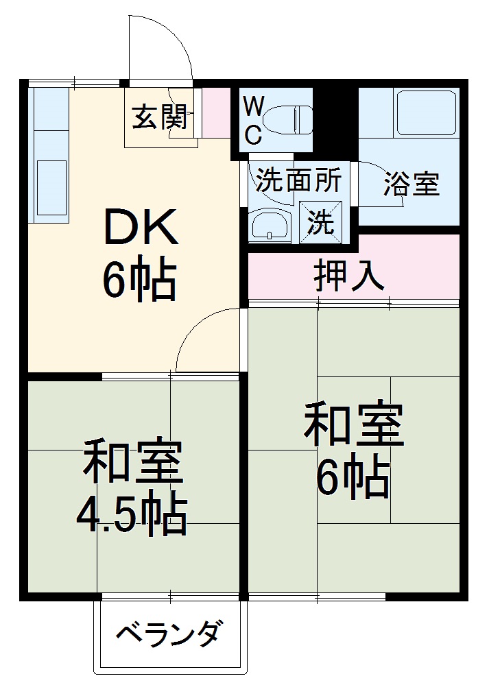 パナハイツ佐藤の間取り