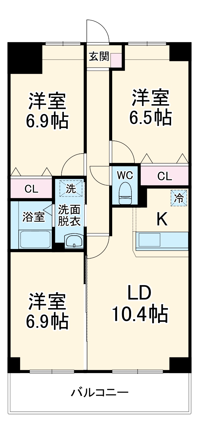 グランドソレーユの間取り