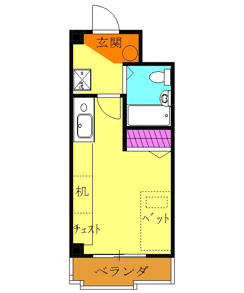 アドーレ湘南の間取り