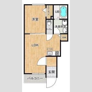 AFC RESIDENCE 三保松原Bの間取り