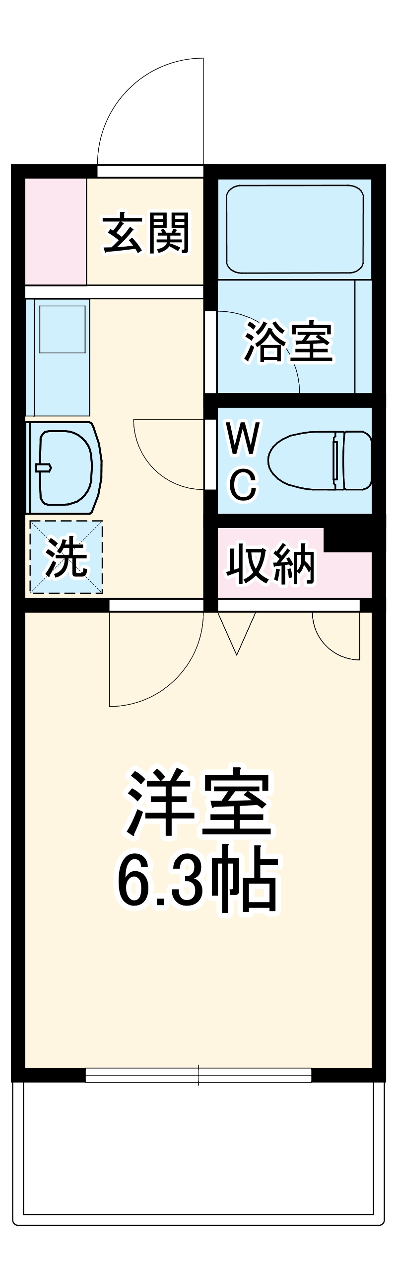 セレーノ並木の間取り