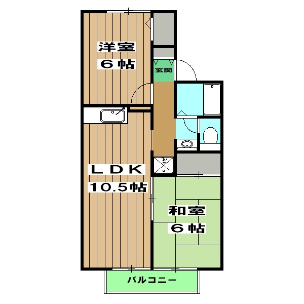 セジュール久我の間取り