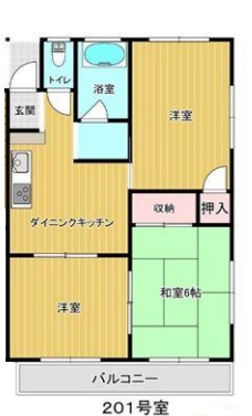 カーサ・リベルタの間取り