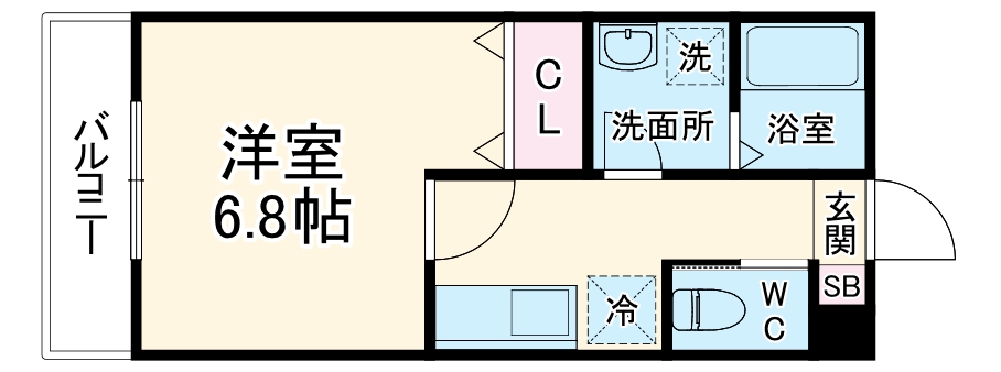 ジーメゾン西大宮アウリスの間取り