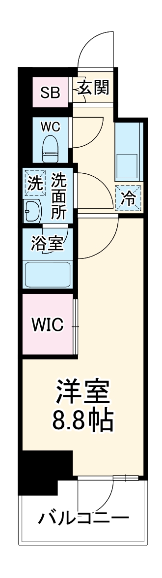 アルティジャーノディーズ狭山の間取り