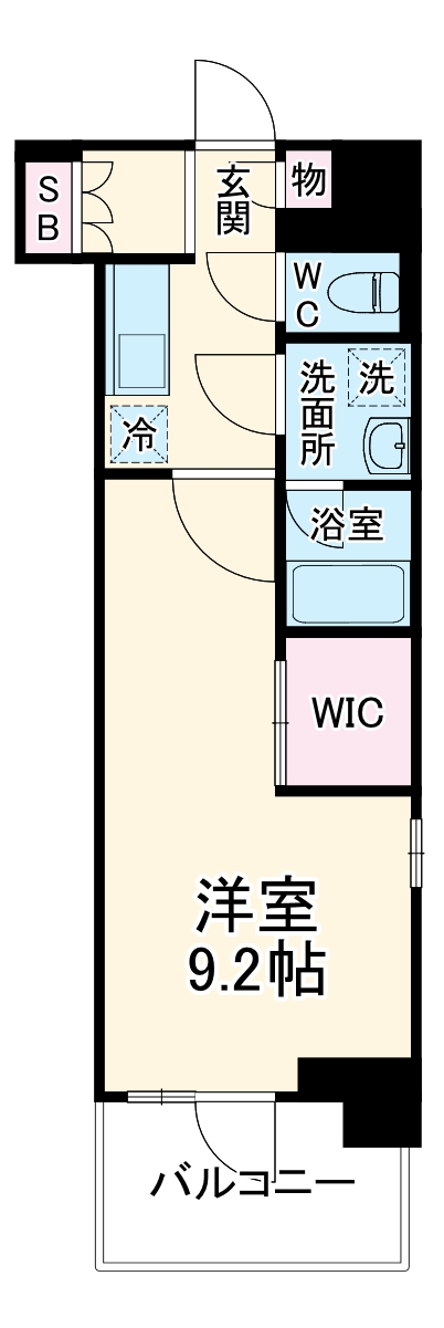 アルティジャーノディーズ狭山の間取り