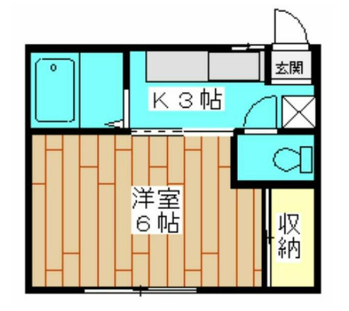 コーポ友の間取り