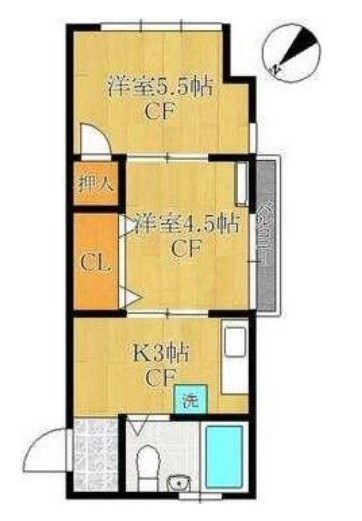 豊島リバーハイツの間取り