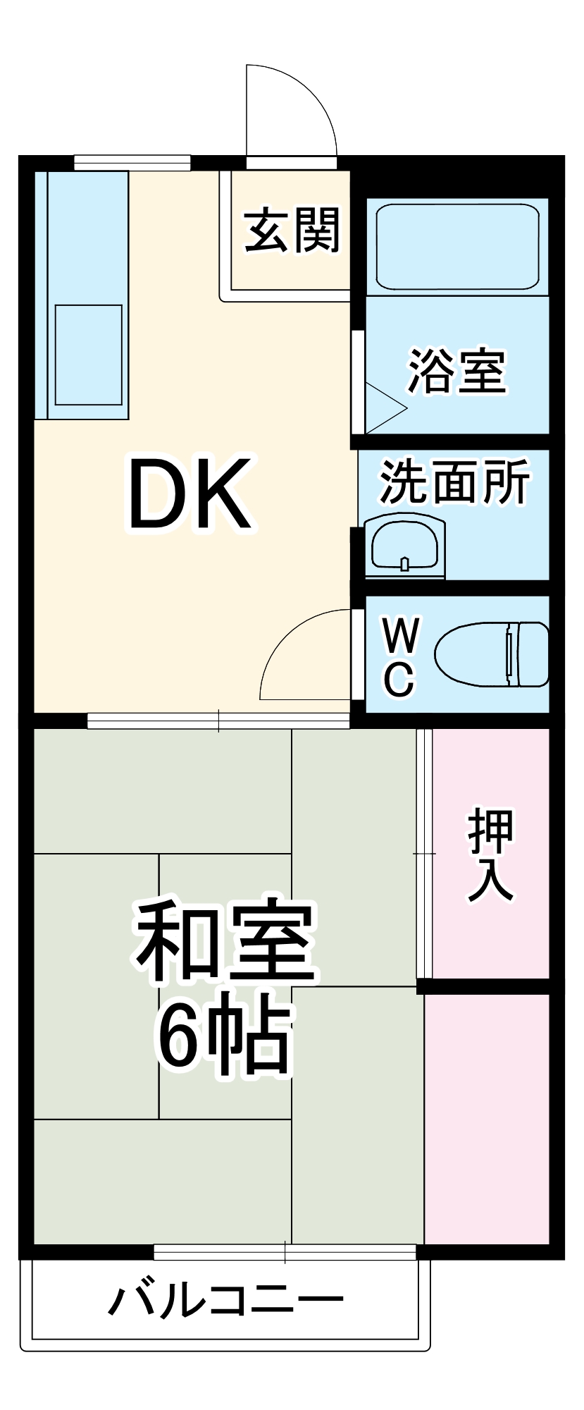 サンリバティⅥの間取り