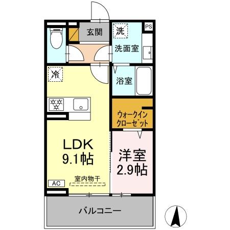 メゾングレイスの間取り