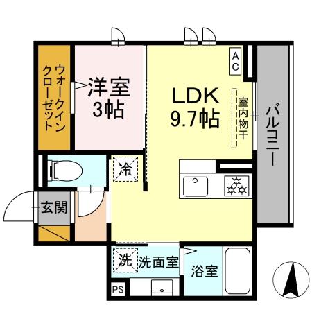 メゾングレイスの間取り