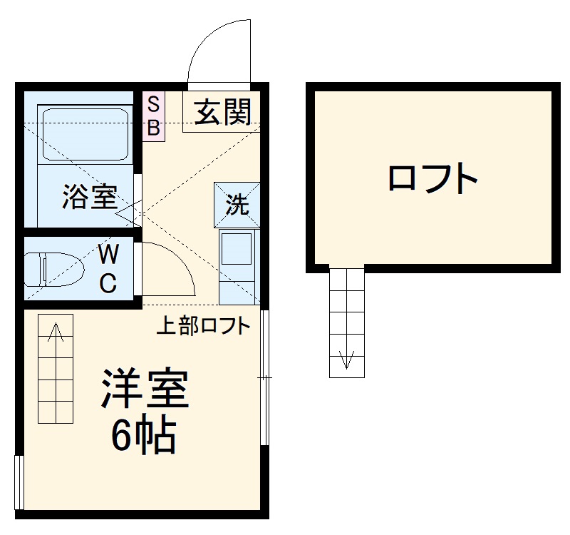 VERSANTE YOKOHAMAの間取り