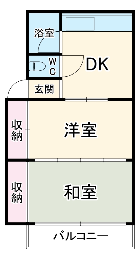 西島の完工年月(1977年2月)築の賃貸マンションの間取り