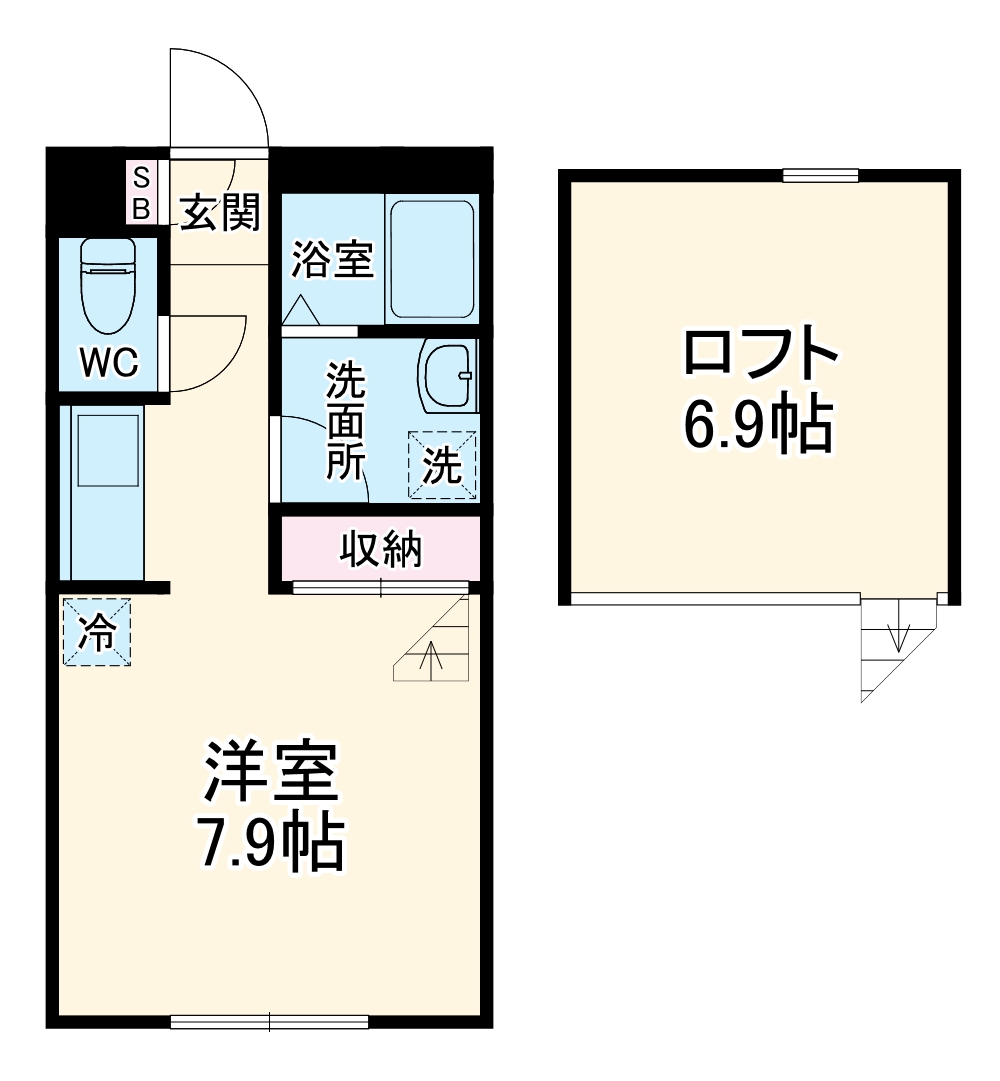 桜森スクエアⅡの間取り