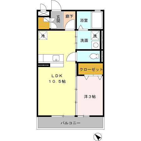 Ｏｎｅ'ｓ Ｈａｒｂｏｒの間取り