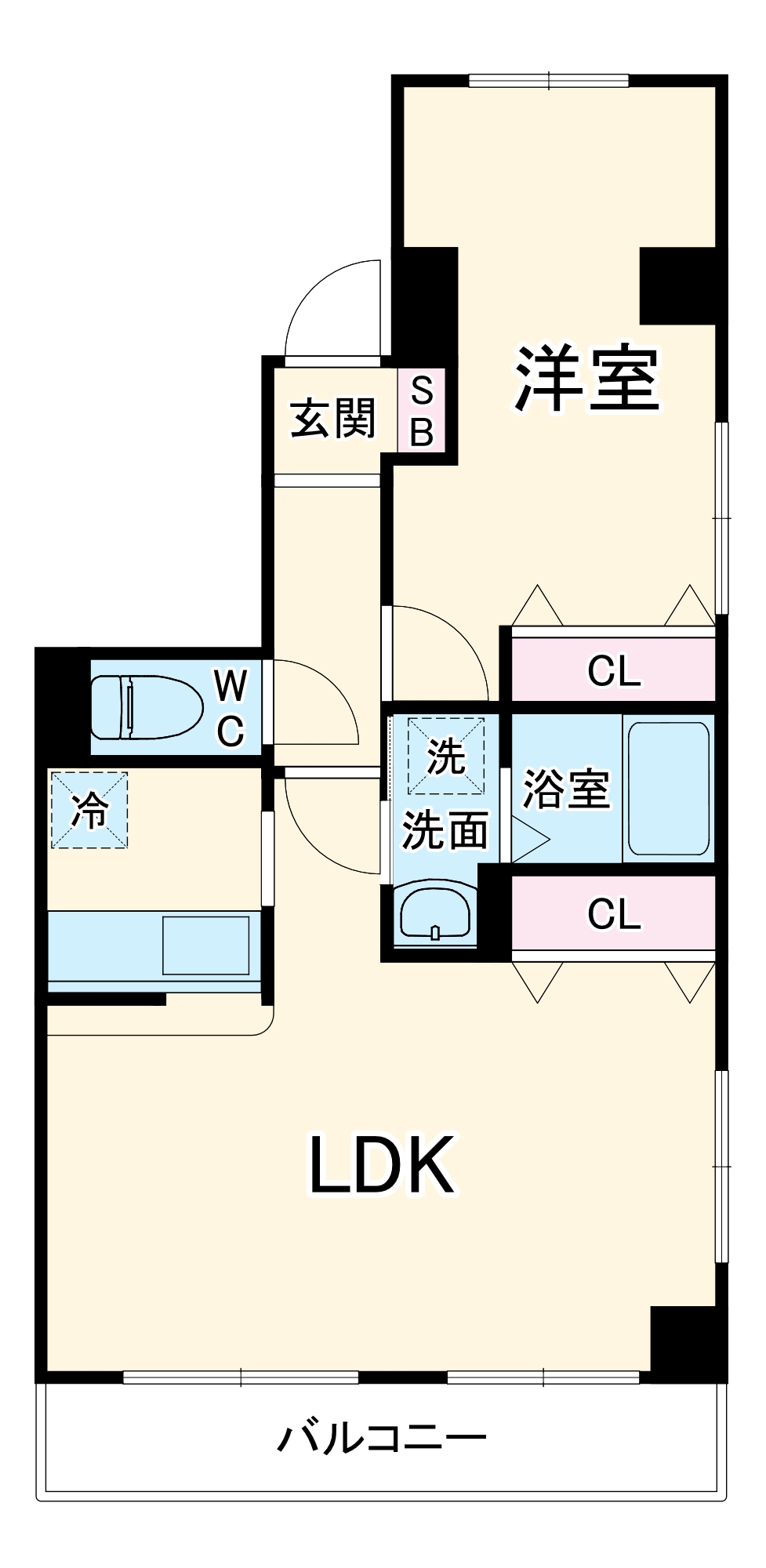 クラーシェ妙典の間取り