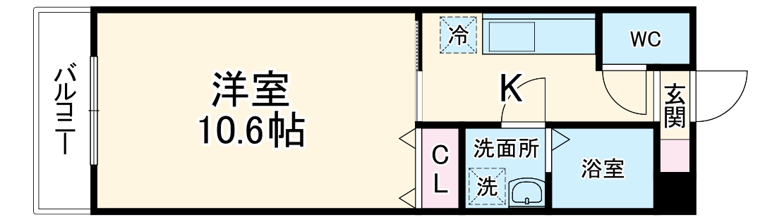 TKマンション中央Ⅱの間取り