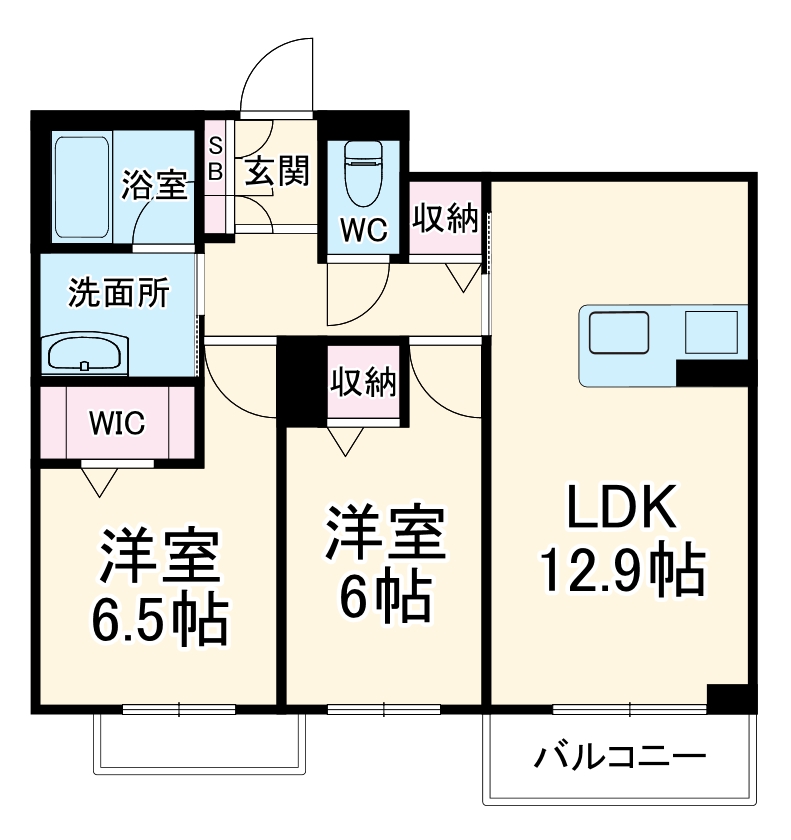 AXIS助信の間取り