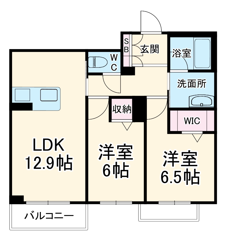 AXIS助信の間取り