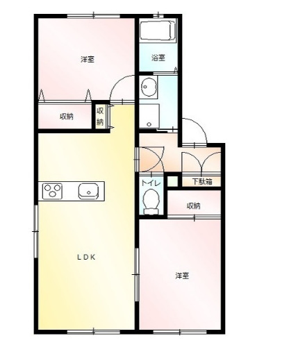 シャトルBの間取り