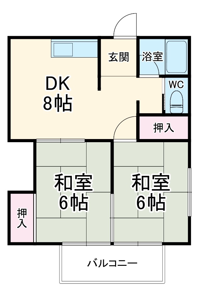 日吉ハイツの間取り