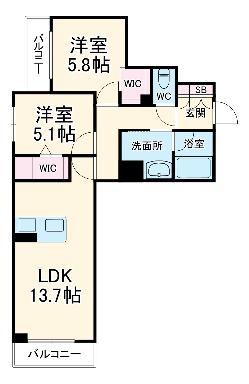 AXIS助信の間取り