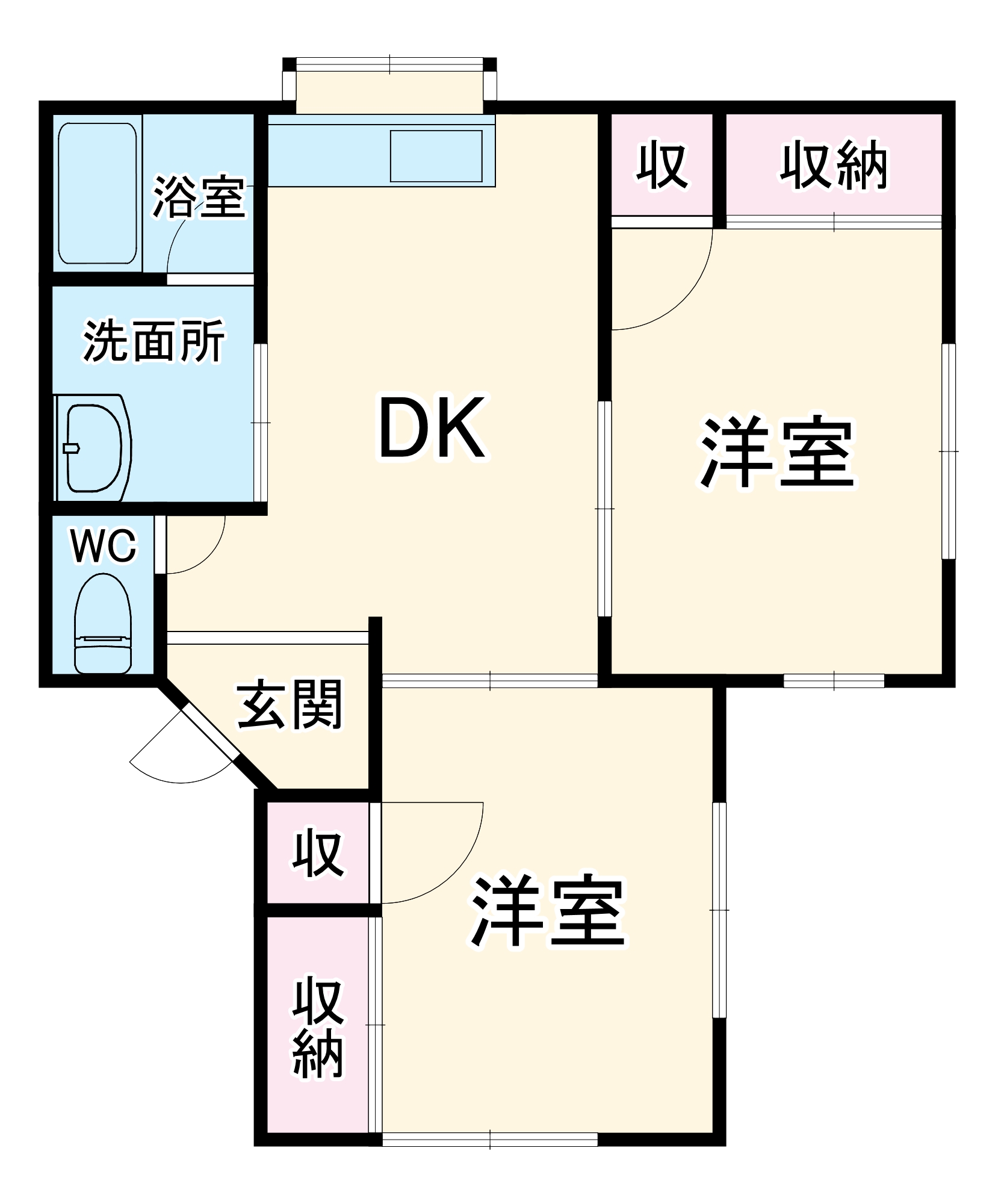 フォレスト片瀬の間取り