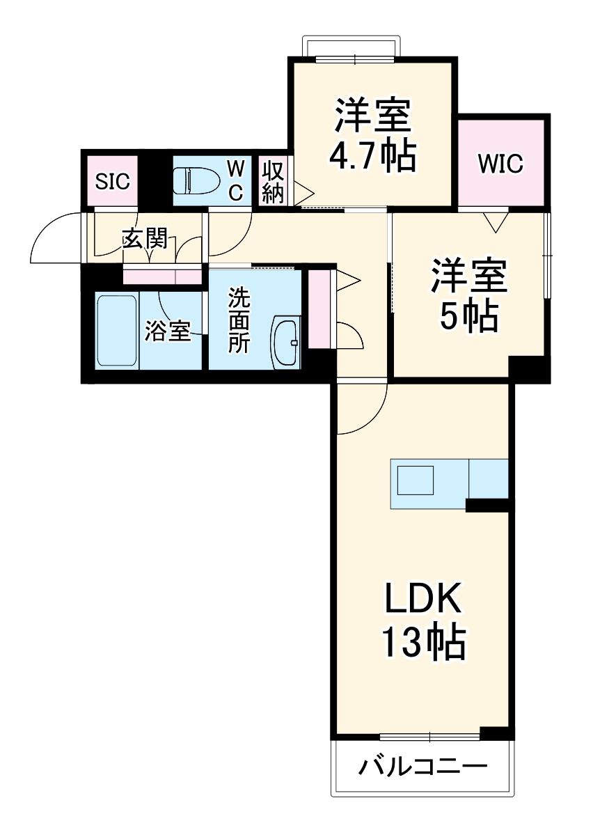 AXIS助信の間取り