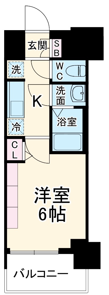 プレサンス名古屋ルクソリアの間取り