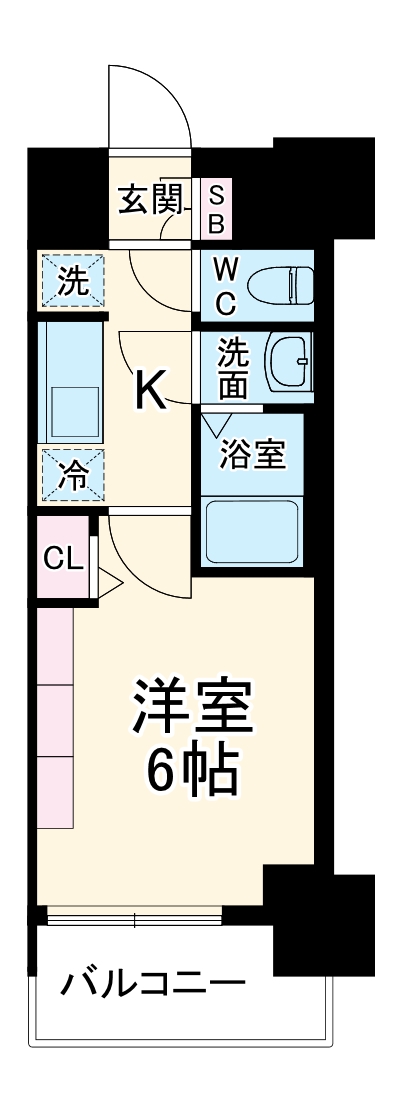 プレサンス名古屋ルクソリアの間取り