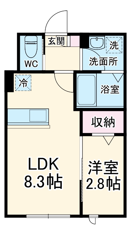 KEIAI RESIDENCE 勝田台の間取り