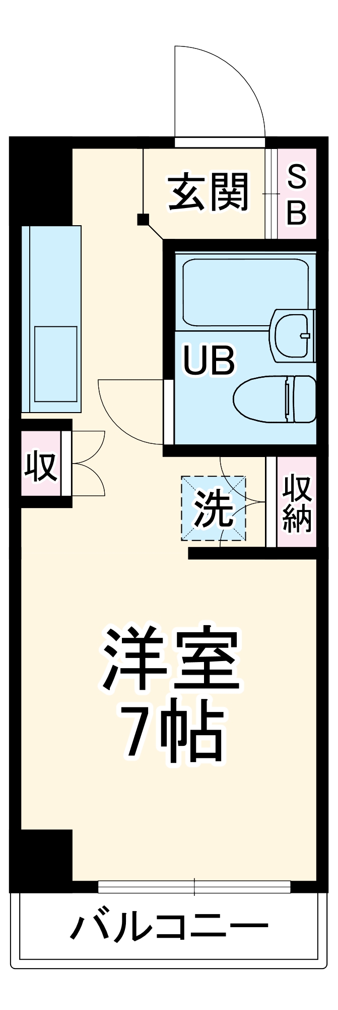 パレススクリプト北柏の間取り