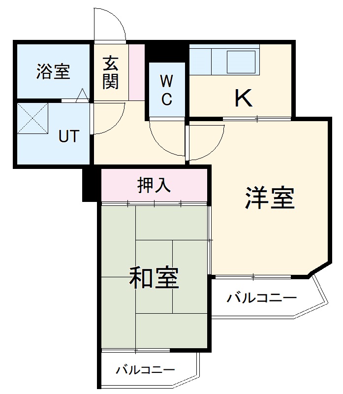 ラウムズ虹ヶ丘の間取り