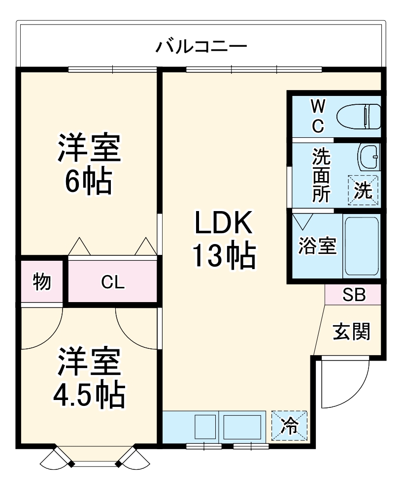 第5落合マンションの間取り