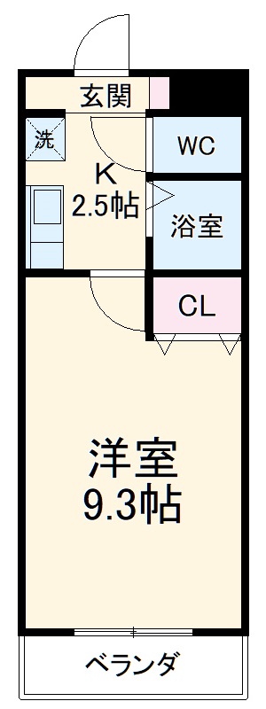 A・Ｃｉｔｙ今本町・103号室の間取り