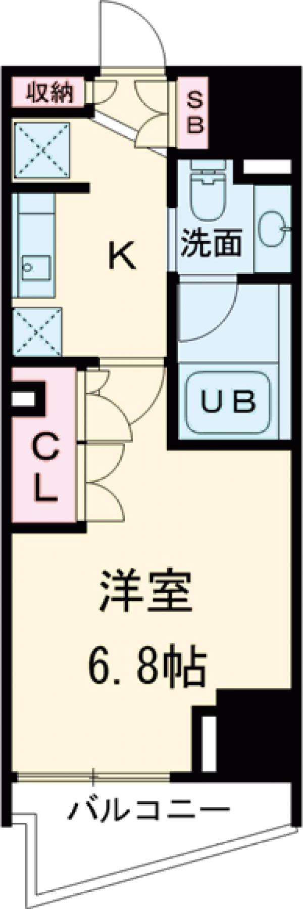 シーズンフラッツ大井町の間取り