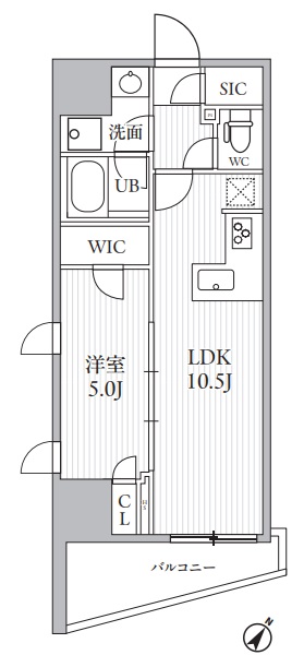 シーズンフラッツ大井町の間取り