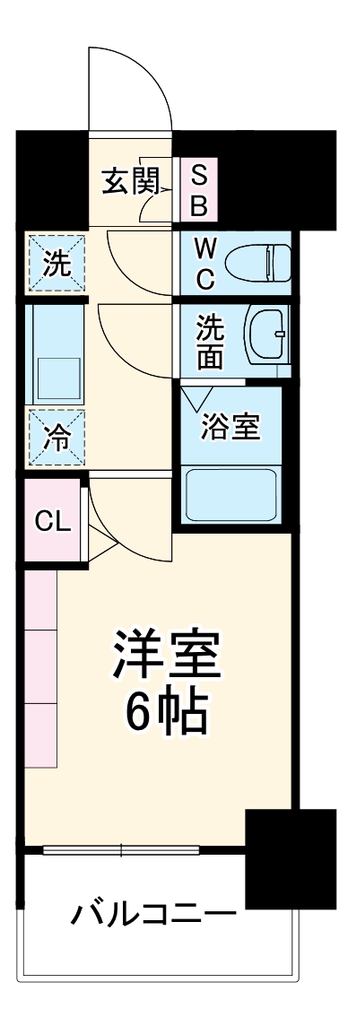 プレサンス名古屋ルクソリアの間取り