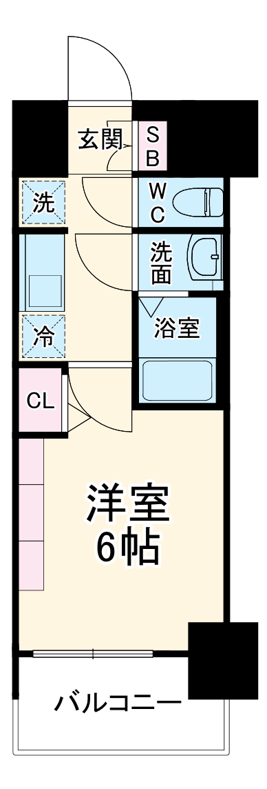 プレサンス名古屋ルクソリアの間取り