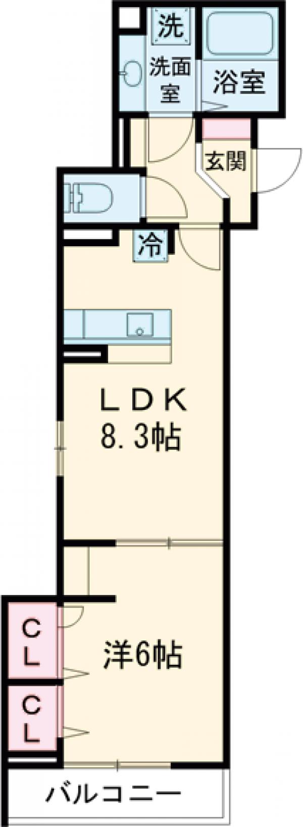 D-ROOM PREMIUM 多磨霊園駅の間取り
