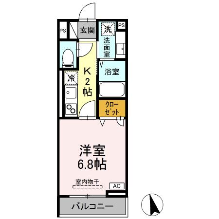 D-ROOM PREMIUM 多磨霊園駅の間取り