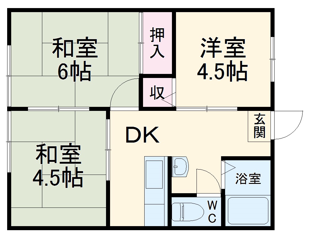 ハイツ鈴木の間取り