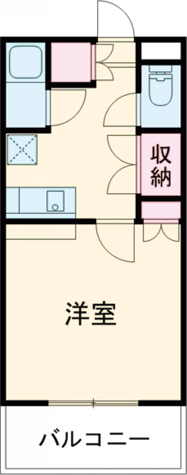 アイビス小絹Aの間取り