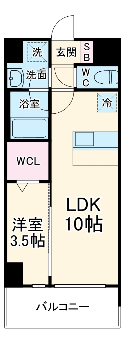 スプランディッドⅨの間取り