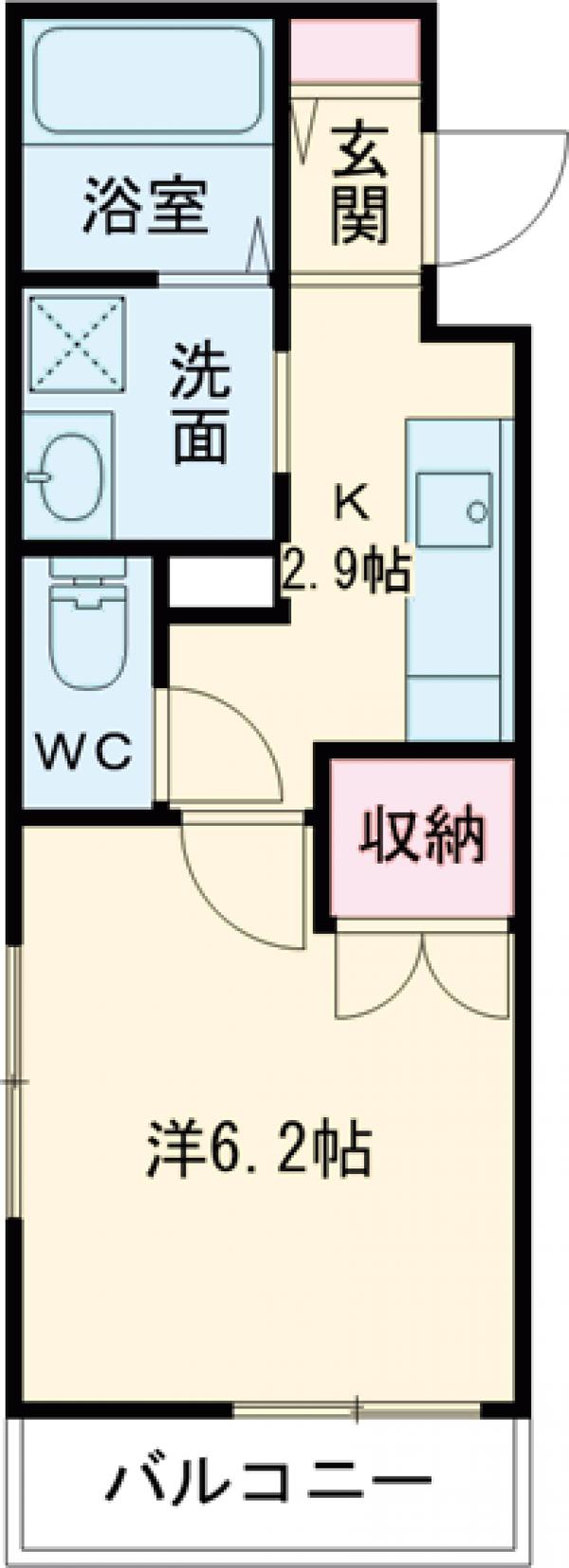 La Copain(ラコパン)の間取り